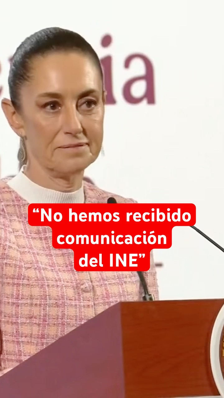Sheinbaum pide al INE aclarar al pueblo el uso de recursos #shorts