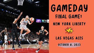 WNBA FINAL 2023 - GAME 1 |  New York Liberty vs Las Vegas Aces | October 8, 2023