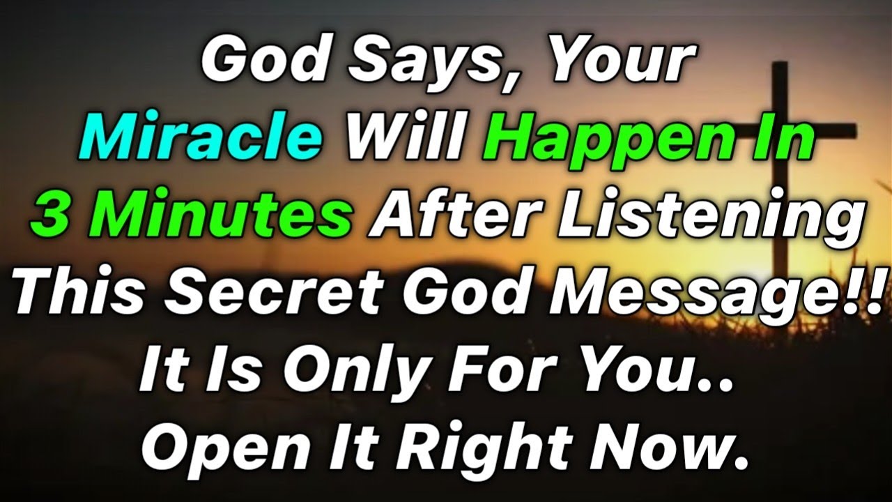 🔴Your Miracle Will Happen In 3 Minutes..| God's Message For You Today ...