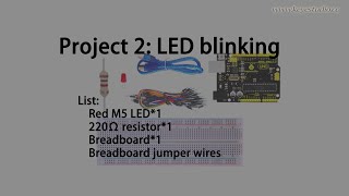 K1-K4：LED blinking