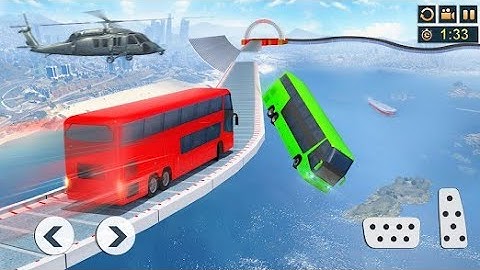Crazy Bus Stunt Driving Simulator|Impossible Bus Mega Ramping Racing|Android GamePlay|Bus simulator