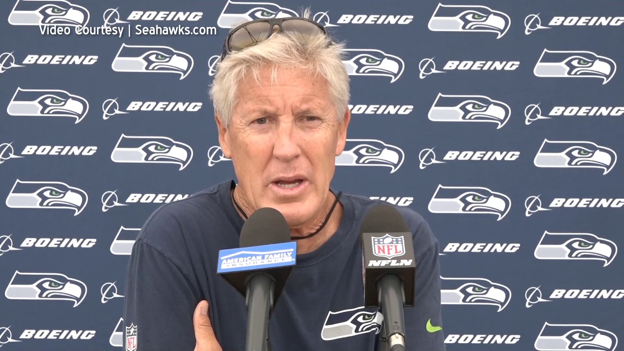Pete Carroll on Playing Time 2019-08-07
