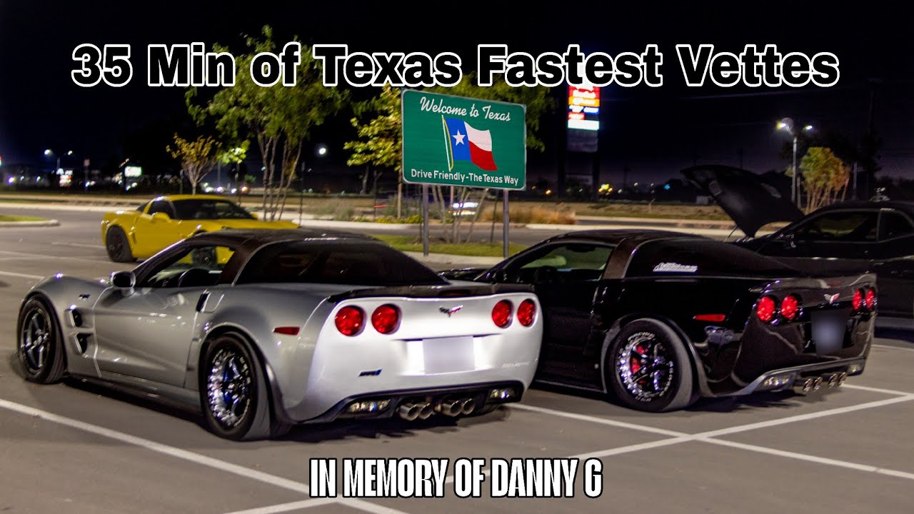 35 Minutes of the Fastest Corvettes in Texas makes for the Wildest Street Racing youll ever see!!!