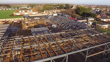 Selsey Academy - Drone Footage Construction