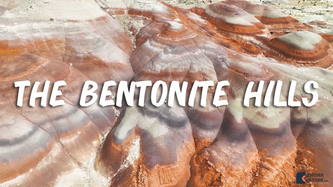Mars Like Rocks Utah The Bentonite Hills, Utah - Rainbow Mountains that look like Mars - YouTube