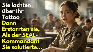 Sie lachten über ihr Tattoo – dann erstarrten sie, als der SEAL-Kommandant sie salutierte.