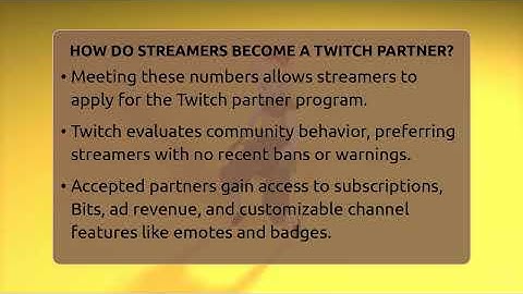 How Do Streamers Become A Twitch Partner? - Video Gamers Vault