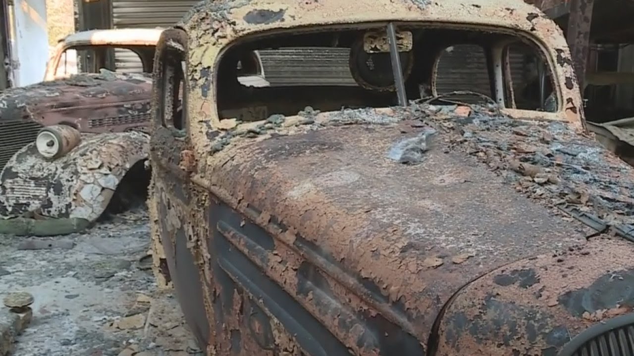 Several Classic Cars Destroyed By West Coast Wildfires Several Classic Cars Destroyed By West Coast Wildfires