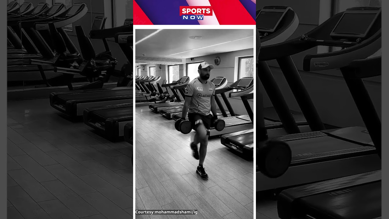Mohammed Shami hits the gym 