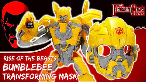 Rise of the Beasts BUMBLEBEE TRANSFORMING MASK: EmGo's Transformers Reviews N' Stuff