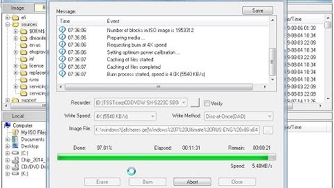 How to Burn Windows 7 on DVD-RW with UltraISO