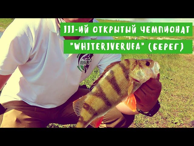 III Открытый чемпионат «WhiteRiverUfa» по ловле спиннингом с берега