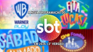 A Nova Programação Do SBT Em 2026 \