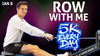 Famous Your Pace, Your Row: Row 5K Every Day (Easy 22 Min) | RowAlong Rowing Machine Workout | ErgZone Wealth