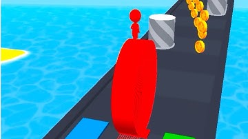 Layers Roll Gameplay All Levels New Update Mobile Games Level 8-9 - Android Gameplay | A36LRD