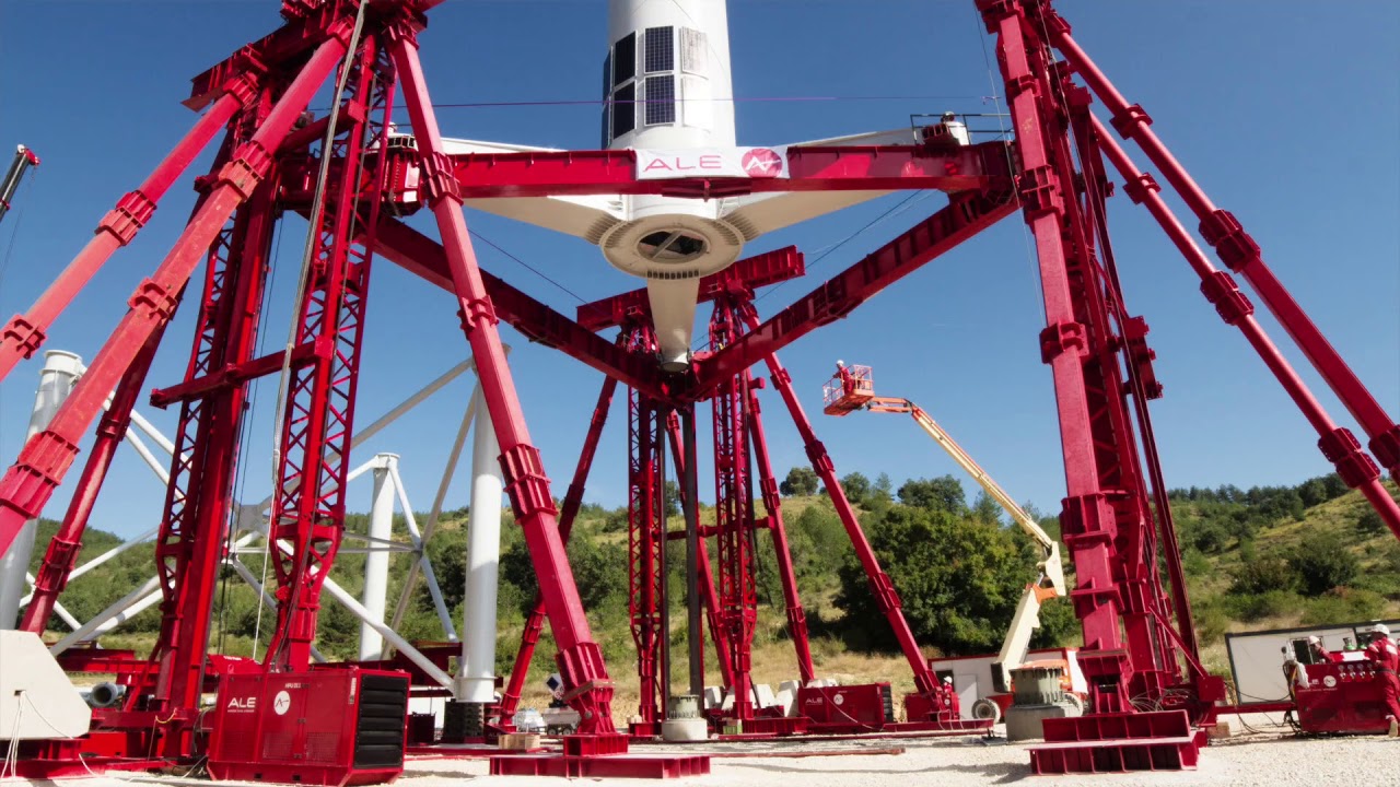 Nabralift 160m Tower Prototype Installation