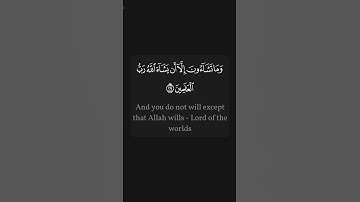 #القرآن_الكريم #quran سورة التكوير | الجزء الثالث من المقطع و الأخير