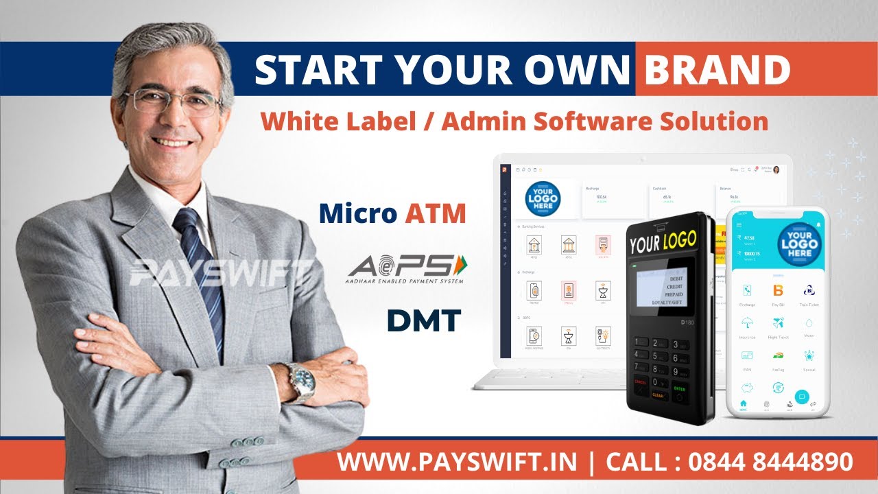 Own Brand Banking AePS +Micro ATM Software Solution / White Label Portal