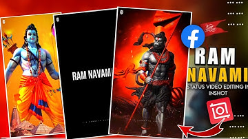Ram Navami Reels Status Video Editing in Inshot | 30 March Coming Soon Ram Navami Video Editing 🚩🚩