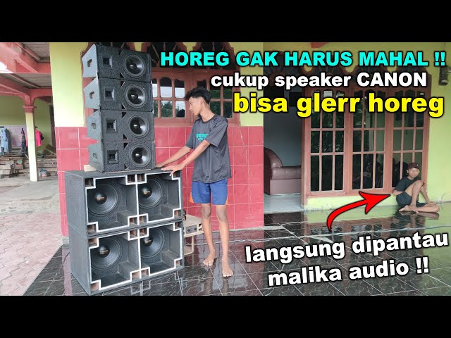 only CANON speakers!! in the hands of this junior high school student, he can HOREG THE MAXIMUM!! class=