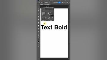 Photoshop how to make text bold #photoshop #photoshoptutorial #graphicdesign