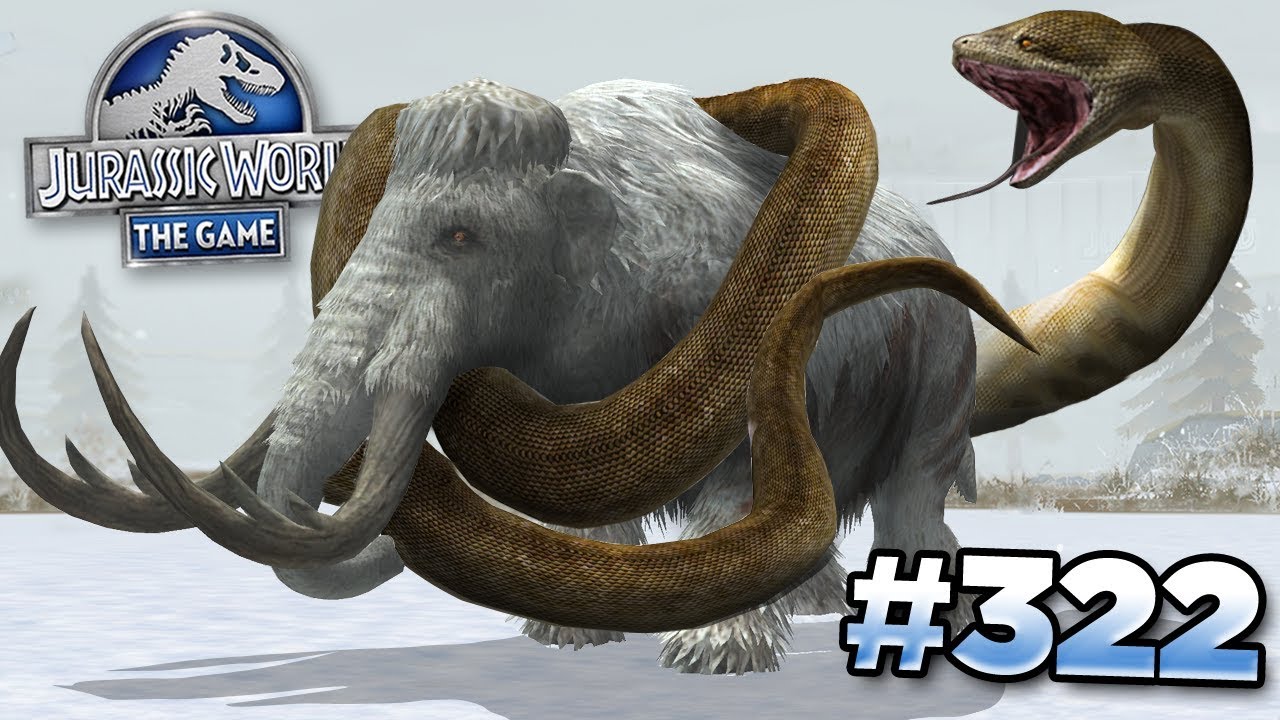 ⁣Giant Snake Titanoboa Maxed! || Jurassic World - The Game - Ep322 HD