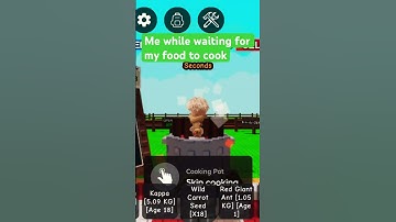 Thumbnail of Me waiting for my food to cook #funny #newyoutuber #roblox #capybara #growagarden #funny