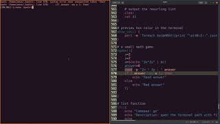 How to code a simple math game in bash
