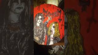 Dead and euronymous painted using human bone powder