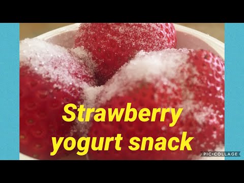 वीडियो: स्ट्रॉबेरी के साथ दही नाश्ता