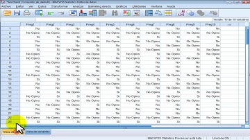 Video Tutorial 2016-1: Spss, cargado de Variables y Datos.