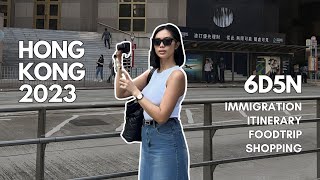 PART 1 | Hong Kong Vlog 2023 | 6D5N  Itinerary, Budget, Immigration, Foodtrips