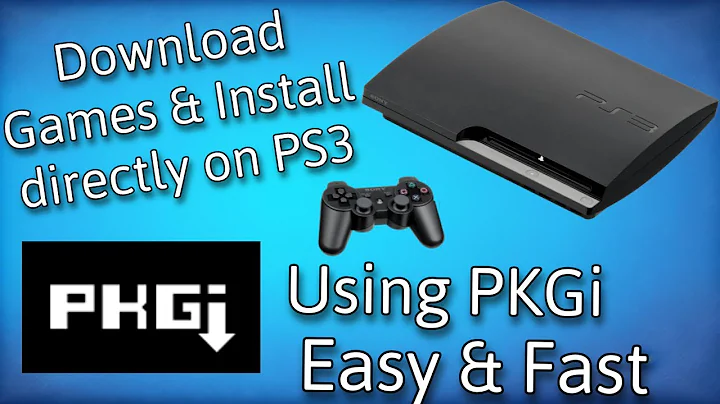 [How To] Install Games with PKGi on PS3 | CFW & HEN