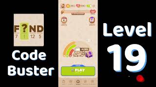 Code Busters Level 19 Walkthrough 🧩 | All Puzzle Solutions| Solutionguruji