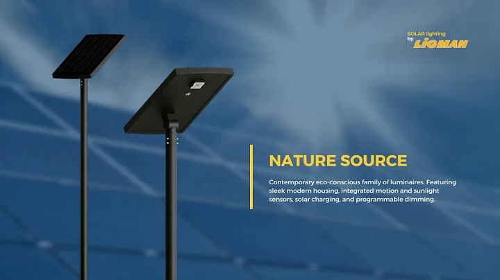 NATURE SOURCE, Solar Integrated Post Top Luminaire