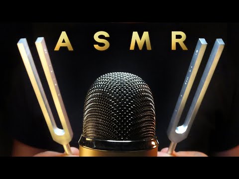 ASMR Tuning Fork Vibrations For Deep Sleep & Relaxation 😴 Multiple Frequencies - No Talking