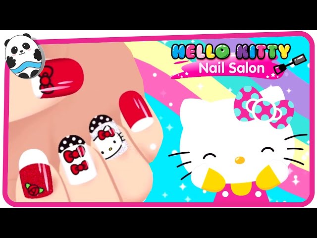 Manicure com Hello Kitty ✨️💅 #jogodesalaodahellokitty #jogo #jogodema