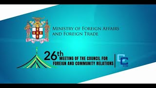 MFAFT Opening Ceremony for the 26th Meeting of the Council for Foreign and Community Relations