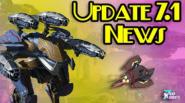 [WR] War Robots Update 7.1 News - New Bot Drones And Weapons Official Merch and Maps