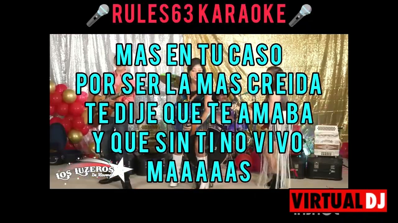 QUERERTE JAMAS Los Luceros de Rio Verde karaoke dev SG