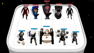 Merge Skibidi toilet run Lady Toilet Monster VS Merge Skibidi Toilet Monster Battle Gameplay screenshot 3