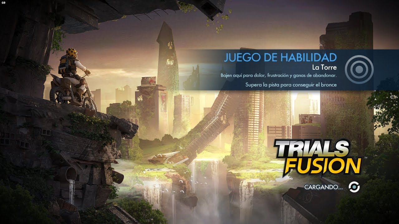 Trials Fusion (Español) de PC. After The Incident. Juego de Habilidad: La Torre (Difícil)