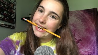 |ASMR| Pencil Chewing and Pen Bites | EXTREME |