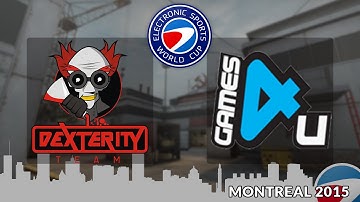 ESWC Women 2015 - Dexterity Team vs. Games4u (Cache) - Narração PT-BR