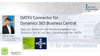 DATEV Connector für Dynamics 365 Business Central - BSH DATEV Extension