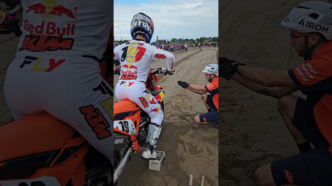 Sacha Coenen start at Lommel 🇧🇪 #mxgp