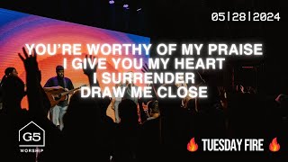 Youre Worthy Of My Praise I Give You My Heart I Surrender Draw Me Close  G5 Worship