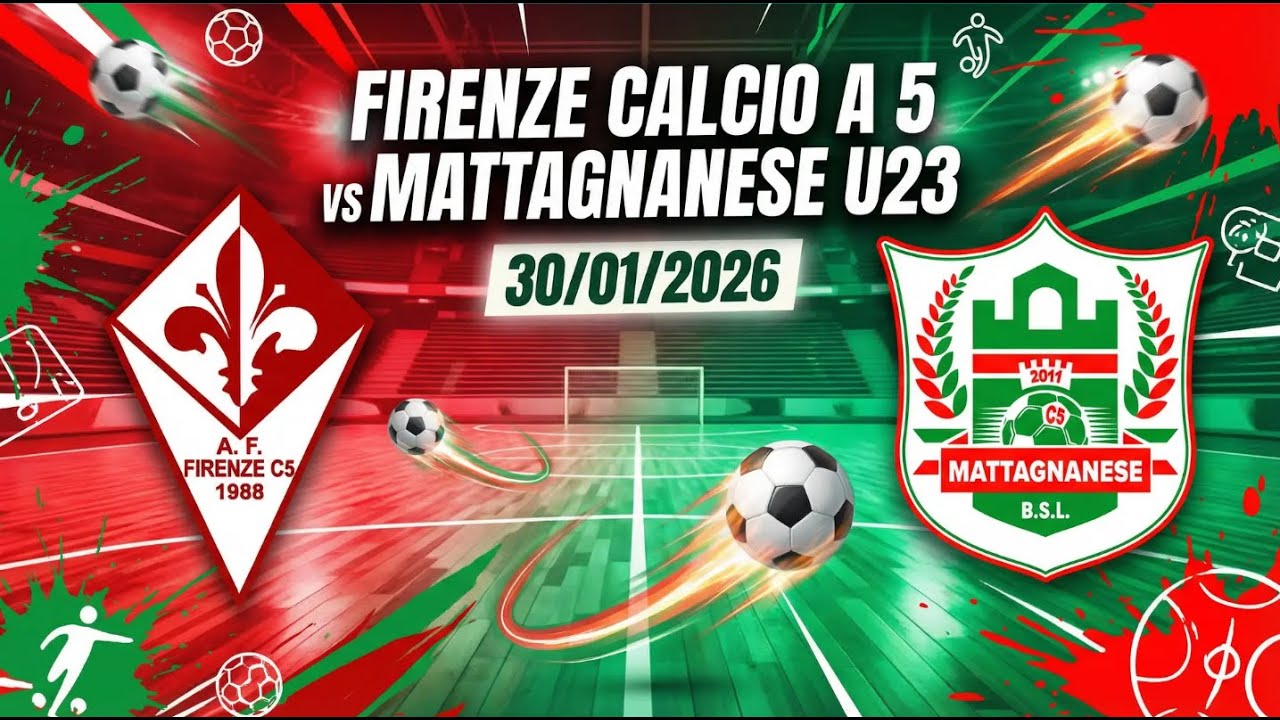 FIGC 2025/26 FUTSAL C5 - Serie C2 Girone C - 12° Giornata - 30/01/2026  - FIRENZE vs MATTAGNANESE