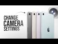 How to Change Camera Settings in iPad (tutorial)