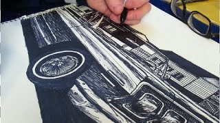 DRAWING A '63 CHEVY IMPALA CONVERTIBLE FROM MEMORY - DECEMBER 2019